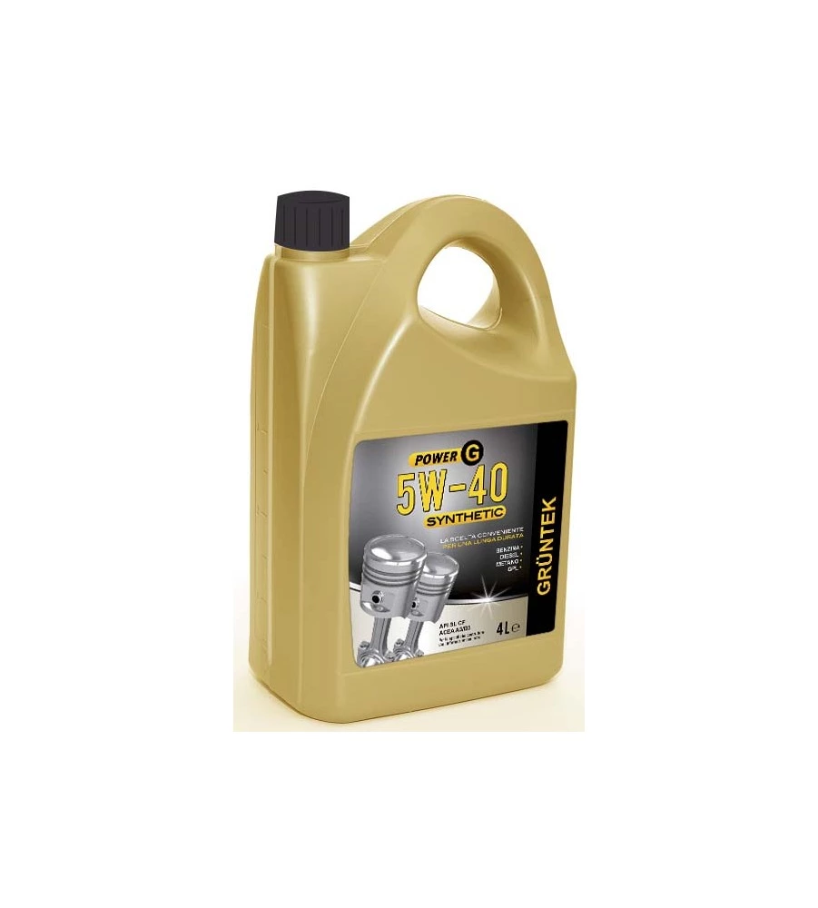 OLIO POWER-G SINTETICO 4L 5W40 PER MOTORI DIESEL BENZINA GPL